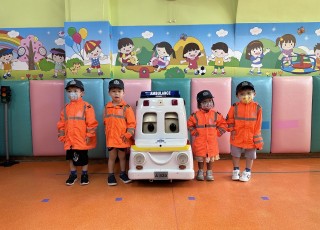 July 7,2023 7&8月份生日會--「慎用救護服務幼兒教育講座」[July&August Birthday Party--“'Use the Ambulance Service properly’ Education Talk for Kindergarten]